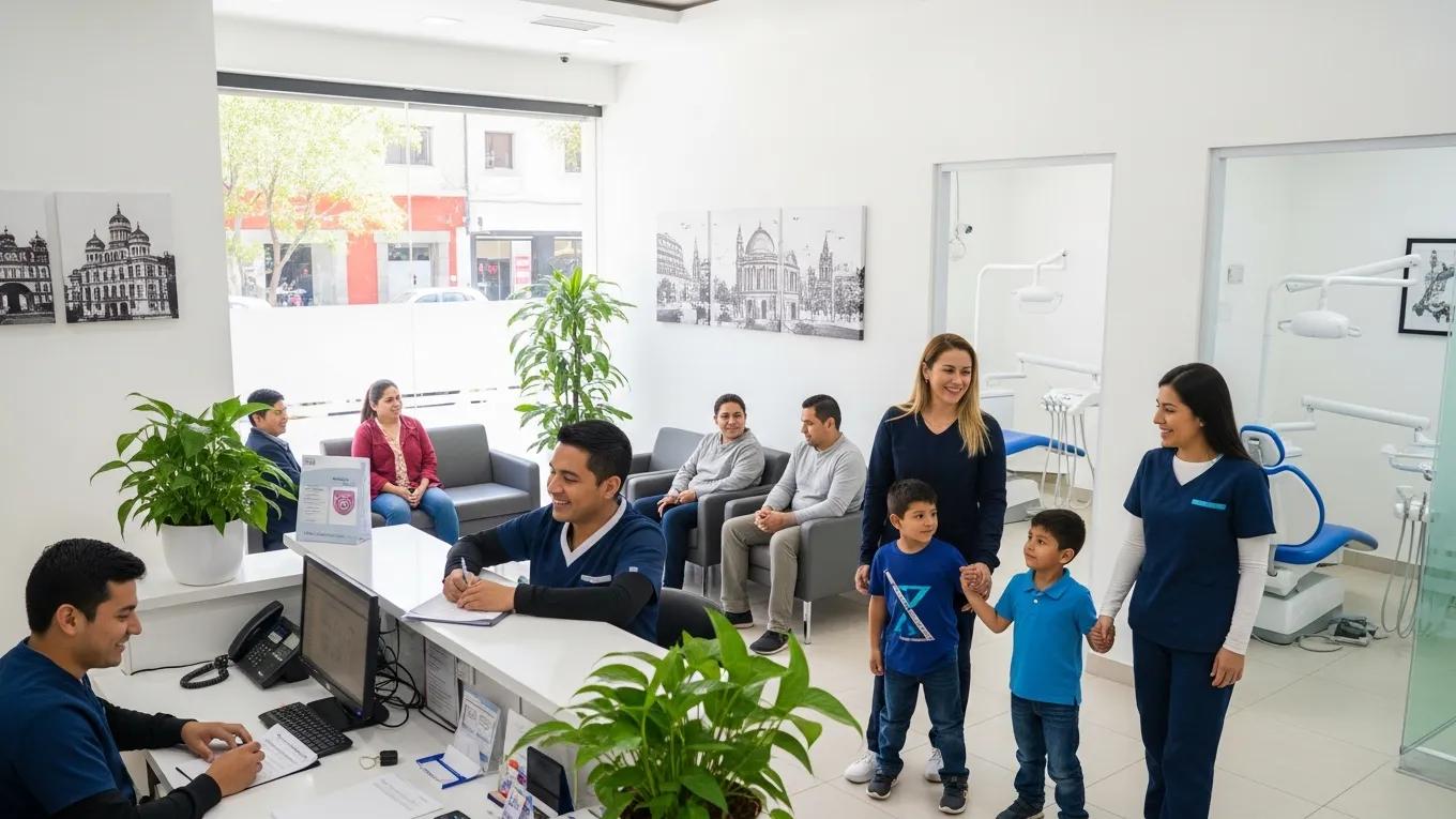 Comparison of dental services and prices in CDMX, USA, and Canada, highlighting implants, Invisalign, and smile design